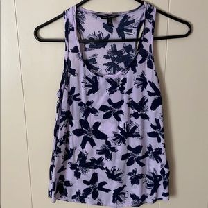 Floral banana republic tank